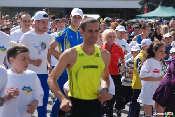 «Велоатлетичний» пробіг Луцьком. ФОТО