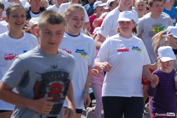 «Велоатлетичний» пробіг Луцьком. ФОТО