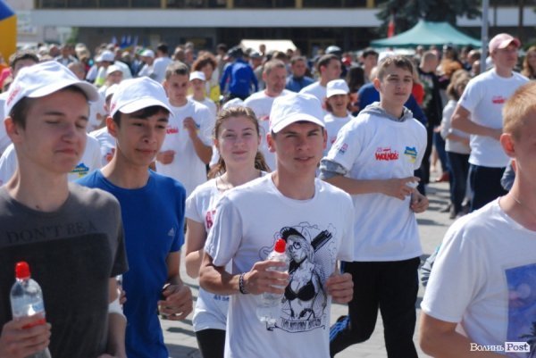 «Велоатлетичний» пробіг Луцьком. ФОТО