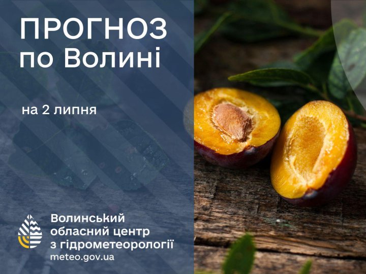 Погода в Луцьку та Волинській області на завтра, 2 липня