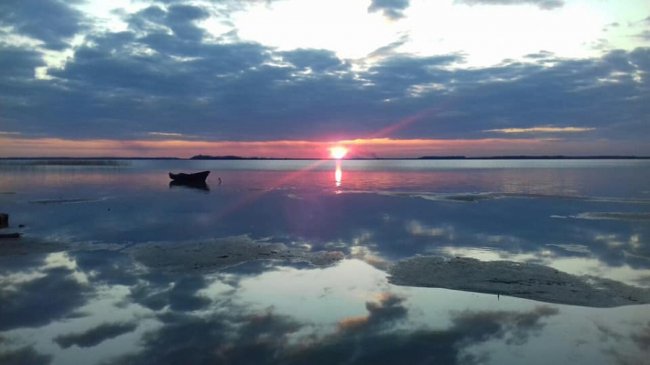Магічний захід сонця на озері Світязь. ФОТО 