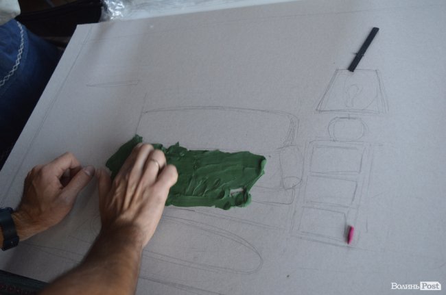 У Луцьку знімають «пластилінову» короткометражку. ФОТО