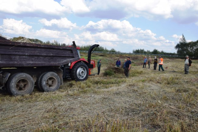 Поблизу Луцька розчищають територію навколо колишнього озера. ФОТО
