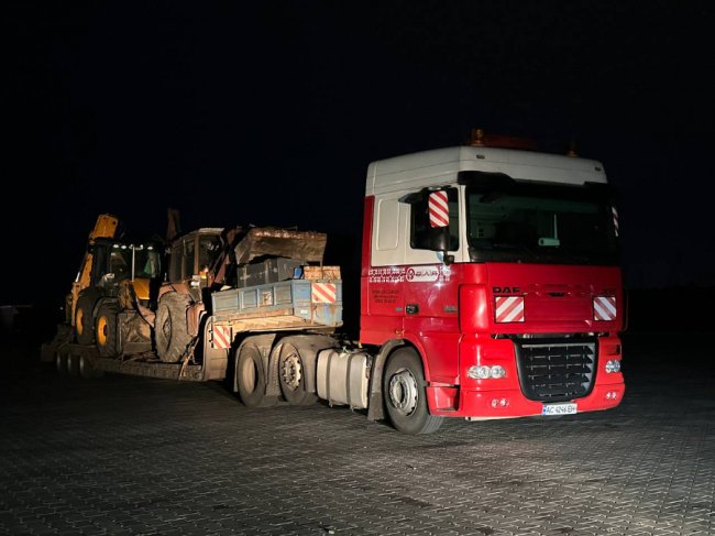 З Волині відправили техніку для ліквідації наслідків затопленої Херсонщини. ФОТО