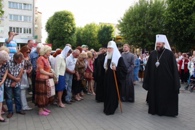 Як Луцьк зустрічав патріарха Філарета. ФОТО. ВІДЕО