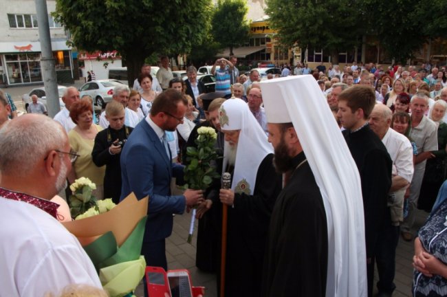 Як Луцьк зустрічав патріарха Філарета. ФОТО. ВІДЕО