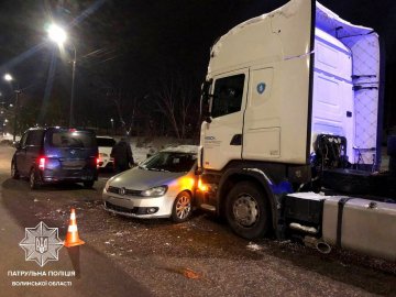 У Луцьку зіткнулися три автівки. ФОТО