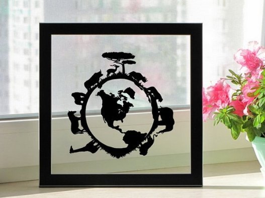 Зворушливі паперові силуети. ФОТО