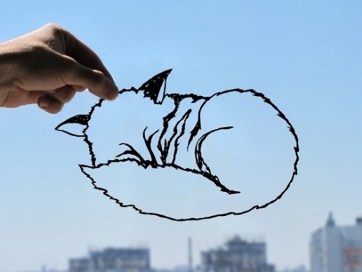 Зворушливі паперові силуети. ФОТО