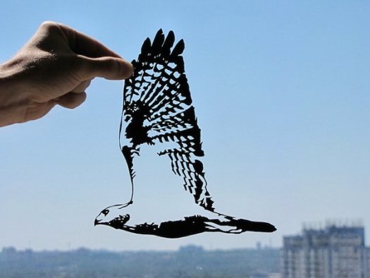 Зворушливі паперові силуети. ФОТО