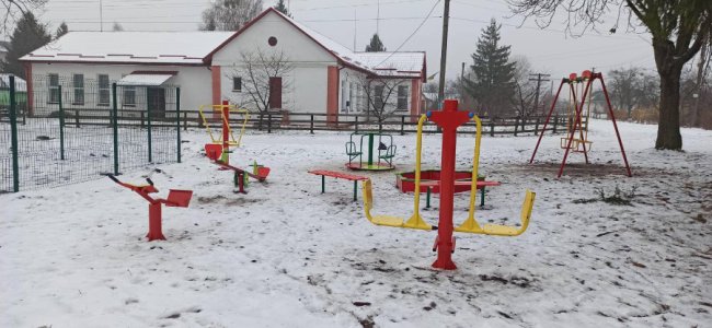 У волинському селі облаштували дитячо-спортивний майданчик. ФОТО