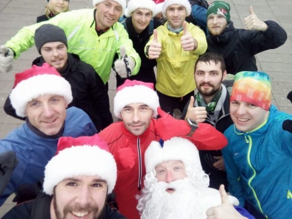 У луцькому парку новий рік розпочали з пробіжки