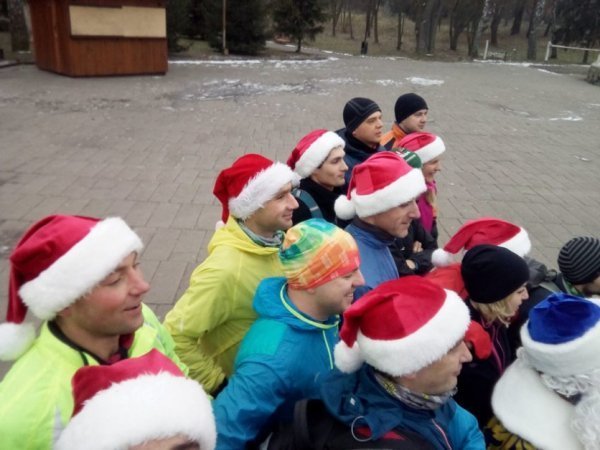 У луцькому парку новий рік розпочали з пробіжки