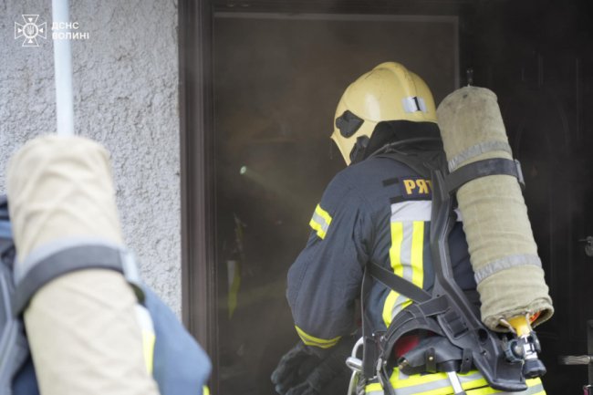 На Волині горів житловий будинок. ФОТО