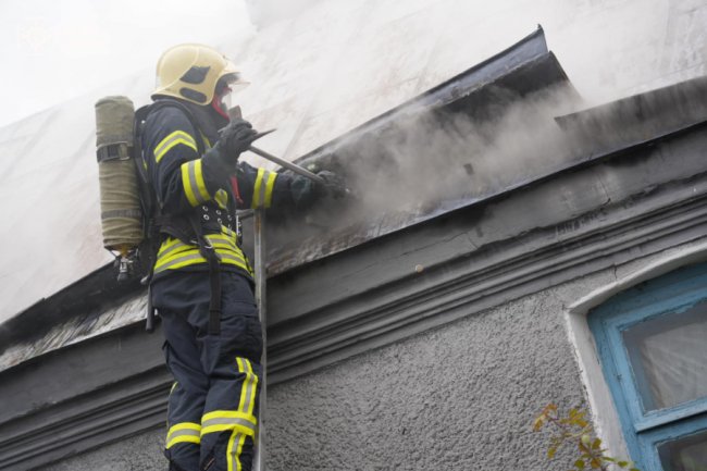 На Волині горів житловий будинок. ФОТО