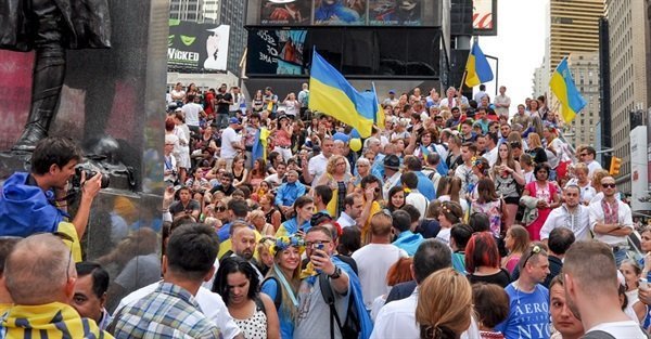 Як святкували День Незалежності на Таймс-сквер. ФОТО