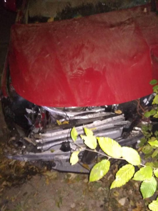 На Львівщині Mercedes з «викраденою» нареченою влетів у дерево. ФОТО