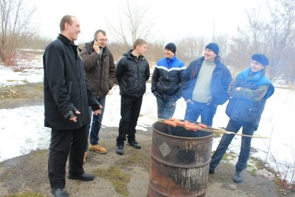 Луцьк підтримав Майдан стрибками з 50-метрової висоти. ФОТО