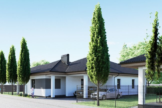 Продають нові котеджі у селі Лище. РЕНДЕРИ*