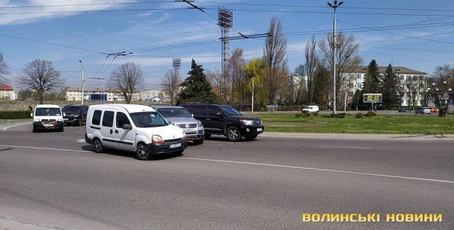 У Луцьку трапилася ДТП за участю двох позашляховиків 