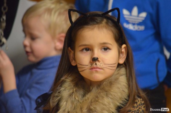  Ялинка, цукерки та мультяшні лемури: луцьким дітям влаштували новорічне свято
