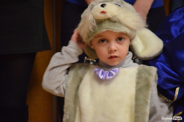  Ялинка, цукерки та мультяшні лемури: луцьким дітям влаштували новорічне свято