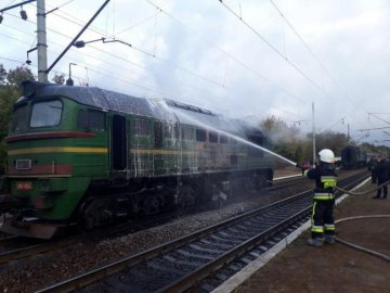 У Рівному горів волинський тепловоз. ВІДЕО