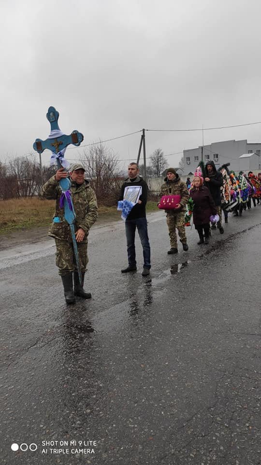 На Київщині попрощалися з атовцем та лучанином Юрієм Дем'янюком