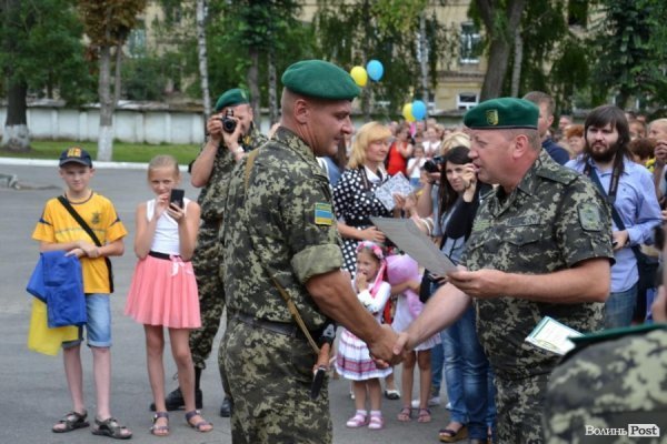 Луцьк зустрів героїв-прикордонників. ФОТО