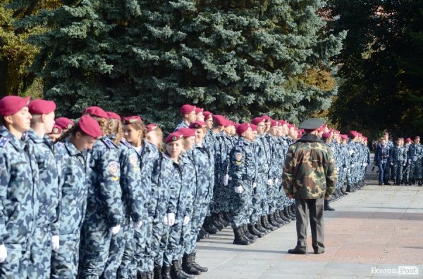 Майбутніх правоохоронців посвятили в ліцеїсти. ФОТО