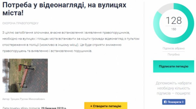 На вулицях Ковеля хочуть встановити камери відеоспостереження