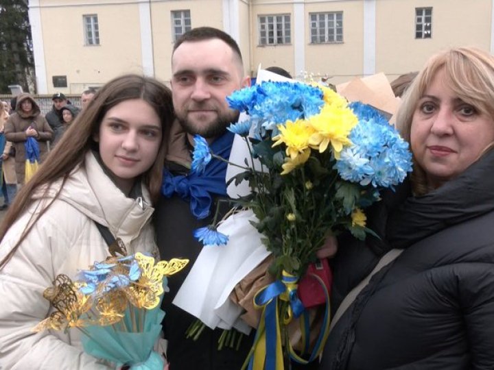 Понад 3 роки був у російському полоні: у Луцьку зустріли морпіха Владислава Григорчука