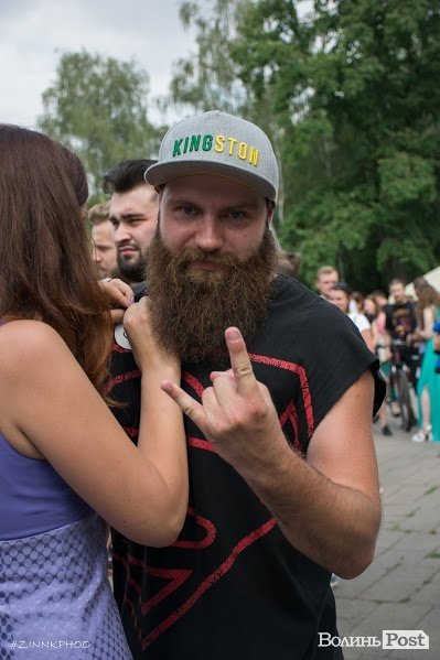 Визначили найбородатішого красеня Луцька. ФОТО