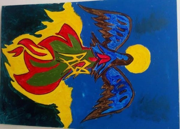 У Луцьку - аукціон картин, написаних бійцями. ФОТО