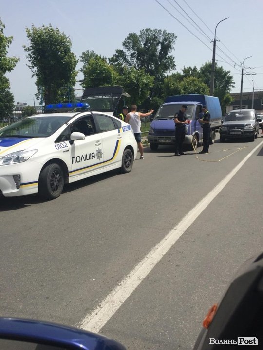 У Луцьку аварія: зіткнулися дві автівки. ФОТО