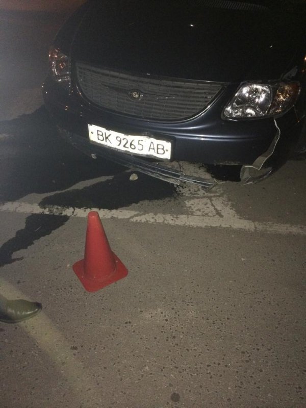 Аварія в Луцьку: водій втік з місця події. ФОТО