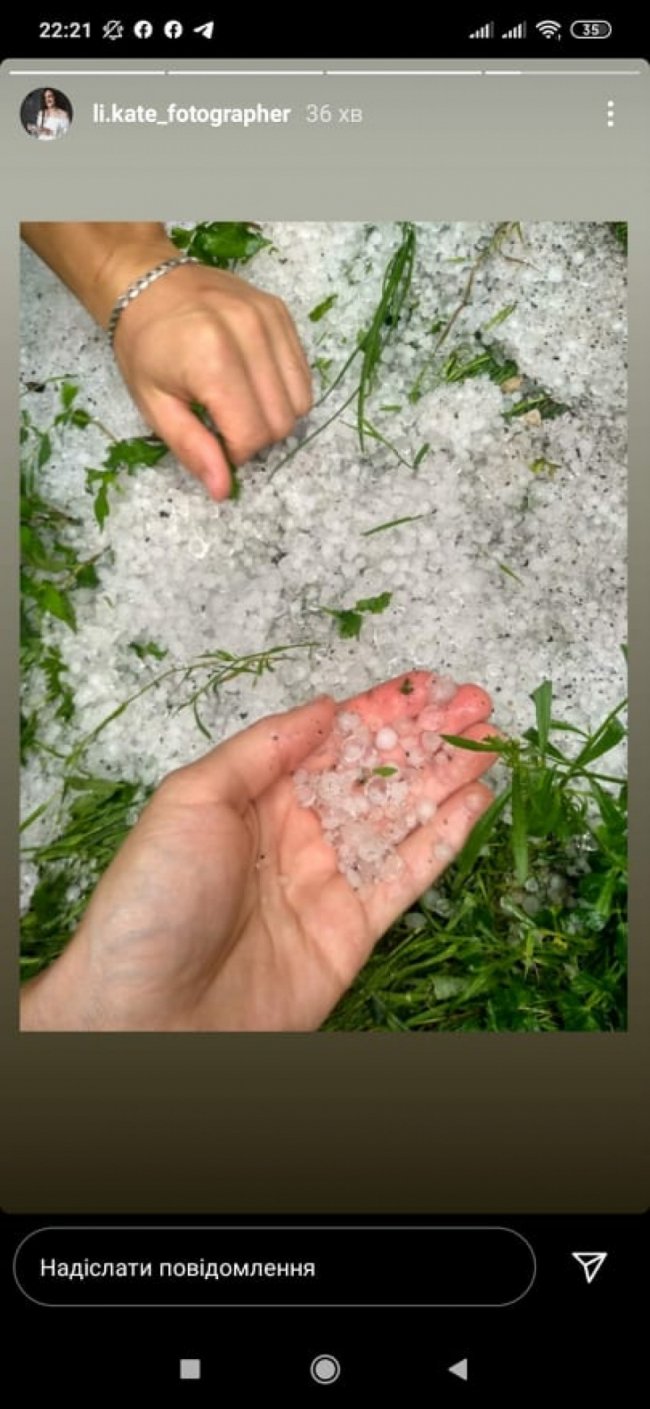 У Горохівському районі випав град. ФОТО