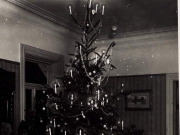 Показали одну із найстаріших світлин новорічної ялинки на Волині. РЕТРОФОТО