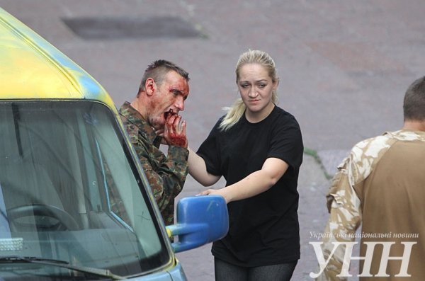 У центрі Києва − вибух. ФОТО