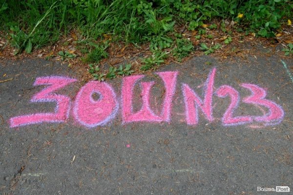 Луцький парк став кольоровішим у День Європи