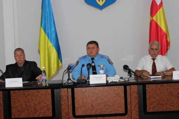 Нью-Йоркський полісмен навчав луцьких міліціонерів. ФОТО