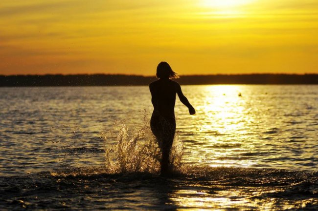 Золотий захід сонця на Світязі: чарівні фото