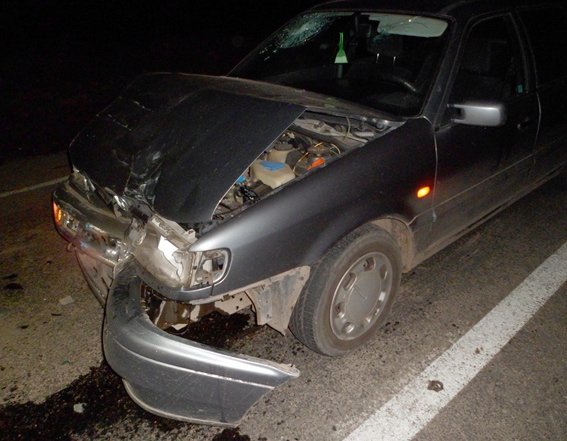 Доки ДАІшники оформляли аварію, їхнє авто протаранила інша машина. ФОТО