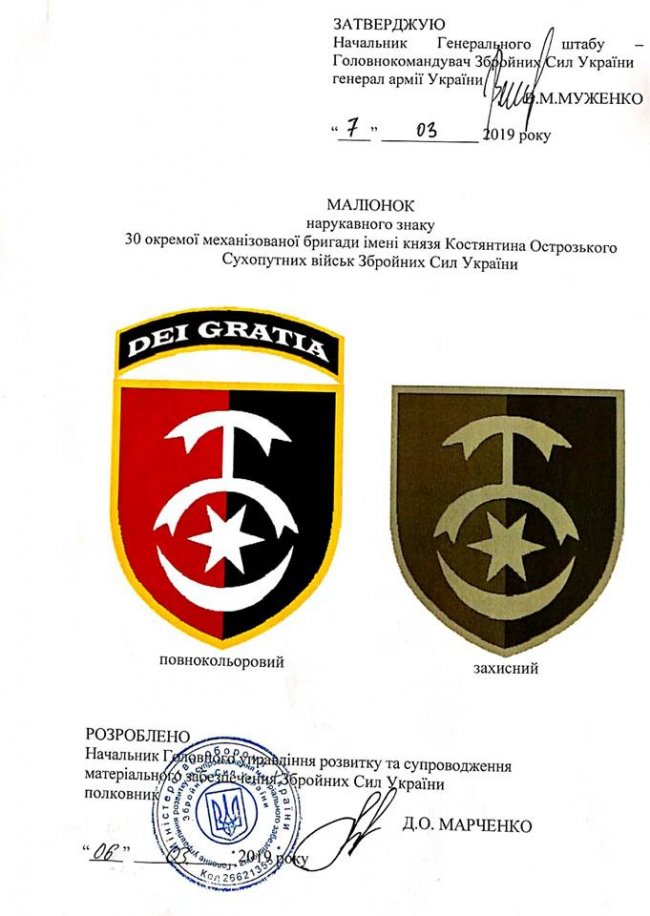 Нова символіка ЗСУ: на рукавах військових з’явиться череп. ФОТО