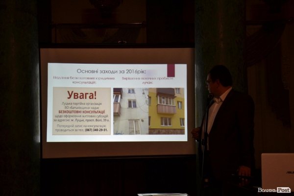 Луцька «Батьківщина» підсумувала рік роботи