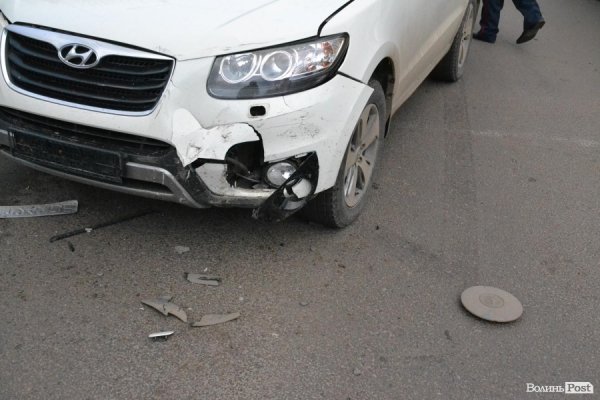 У Луцьку - потрійна аварія. ФОТО