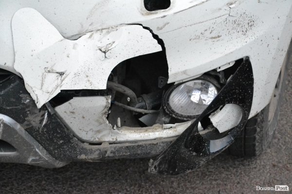 У Луцьку - потрійна аварія. ФОТО