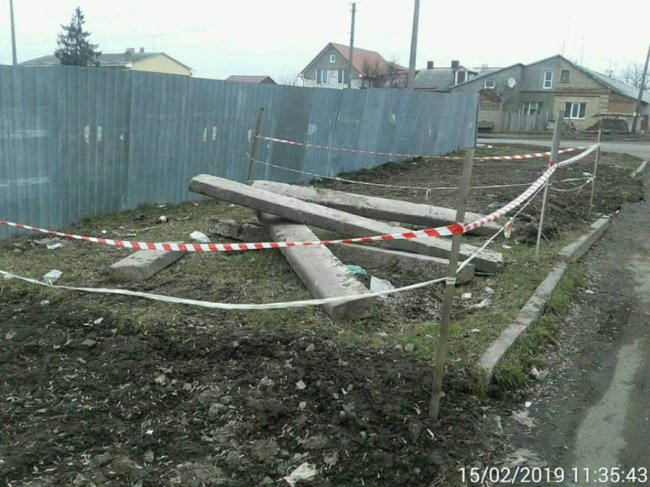 Через залишений безлад після земляних робіт на працівника «Луцьктепло» склали протокол