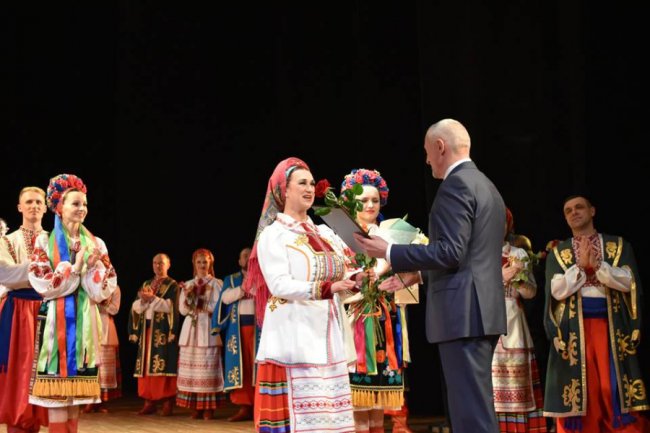 Артисток Волинського народного хору відзначили нагородами. ФОТО