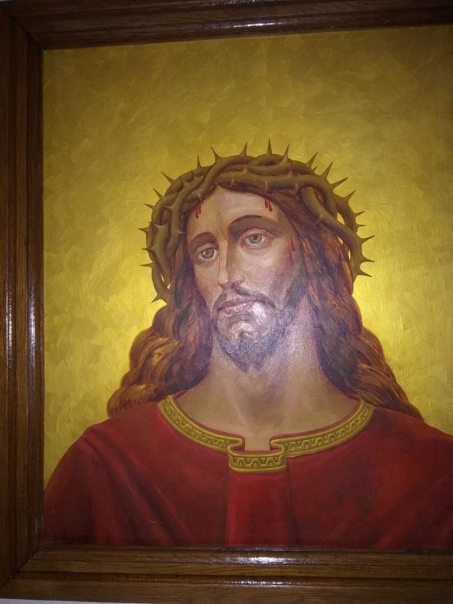 Волинянка намалювала ікону Божої Матері, а коли хотіла продати її – образ «заплакав». ФОТО